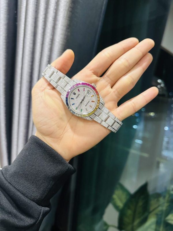 Dong-Ho-Rolex-DateJust-Rainbow-Replica-11-Dinh-Full-Kim-Cuong-Moissanite-41mm-1-768x1024