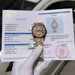 Đồng Hồ Rolex Day-Date Độ Đá Ruby Đỏ Baguette Moissanite GM Factory 40mm (9)