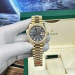 Đồng Hồ Rolex Day-Date Fake 11 Mặt Xà Cừ Đính Đá Nhà Máy BP 40mm