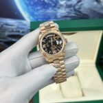 Đồng Hồ Rolex Day-Date Fake Cao Cấp Mặt Thạch Anh Nhà Máy BP 40mm