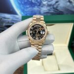 Đồng Hồ Rolex Day-Date Fake Cao Cấp Mặt Thạch Anh Nhà Máy BP 40mm