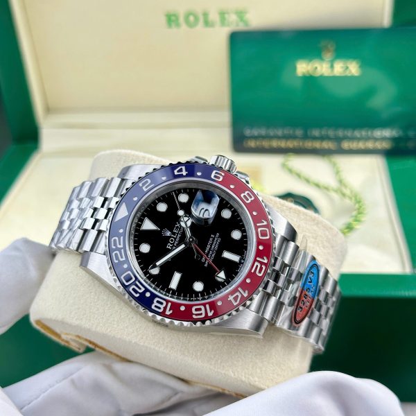 Đồng Hồ Rolex Pepsi GMT-Master II 126710blro Clean Factory V3 40mm (2)