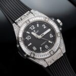 Đồng Hồ Hublot Big Bang One Click Đính Đá Rep 11 Màu Đen 39mm (1)