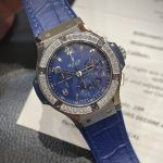 Đồng Hồ Hublot Big Bang Replica 11 Màu Xanh Máy HB4100
