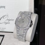 Đồng Hồ Patek Philippe Nautilus 5719 Full Kim Cương Moissanite Replica 11 40mm (2)