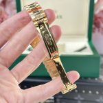 Đồng Hồ Rolex DateJust 278288 Replica 11 Nữ Mặt Số Họa Tiết Hoa Xanh Oliu 31mm (2)