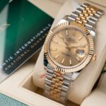 Đồng Hồ Rolex DateJust Bọc Vàng Mặt Vàng Champagne GM Factory 41mm (8)