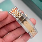 Đồng Hồ Rolex DateJust Bọc Vàng Thật Mặt Đen Nam Nhà Máy GM 36mm (7)