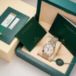 Đồng Hồ Rolex DateJust Mặt Xà Cừ Bọc Vàng Thật Nhà Máy GM 36mm (4)