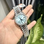 Đồng Hồ Rolex Day-Date Mặt Xanh Băng Cọc Số Arabic Nhà Máy GM 40mm