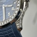 Đồng Hồ Patek Philippe 5168G Đính Moissanite Baguette Blue 42mm (9)