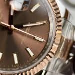 Đồng Hồ Rolex DateJust 126331 Rep 11 Dây Oyster Mặt Nâu Clean 41mm (4)