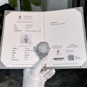 Đồng Hồ Rolex Full Kim Cương Moissanite DateJust Replica (8)