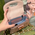 Túi Gucci Bamboo 1947 Mini Top Handle Siêu Cấp Màu Hồng Bóng (6)