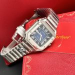 Đồng Hồ Cartier Nữ Chế Tác Santos WSSA0063 Mặt Xanh Blue 35mm (3)
