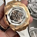Đồng Hồ Hublot Big Bang Sang Bleu II Màu Trắng Nhà Máy BBF 45mm (3)