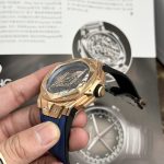 Đồng Hồ Hublot Big Bang Sang Bleu II Vàng Hồng Dây Xanh BBF 45mm (1)