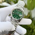 Đồng Hồ Rolex Chế Tác Day-Date Mặt Số Đá Khổng Tước Xanh 40mm (1)