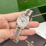 Đồng Hồ Rolex DateJust Nữ Đính Đá Mặt Xà Cừ Demi Rose EWF 31mm (4)