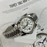 Đồng Hồ Rolex Nam Rep 11 Độ Mặt Xà Cừ Cọc Moissanite DateJust 41mm (1)