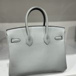Túi Xách Hermes Birkin PHW Togo Siêu Cấp Nữ Màu Xám Khoá Vàng 25cm (2)