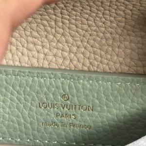 Túi Xách Louis Vuitton LV Capucines Mini Like Auth Nữ Màu Xanh Lá Cây 21x14x8cm (2)
