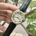 Đồng Hồ Cartier Ballon Bleu Nam Dây Da Máy Cơ Nhà Máy AF 42mm (2)