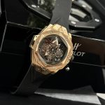 Đồng Hồ Hublot Replica 11 Big Bang Sang Bleu ll King Gold Mặt Đen BBF 45mm (2)