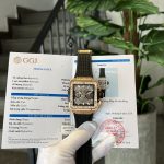 Đồng Hồ Hublot Square Bang King Gold Độ Kim Cương Moissanite BBF 42mm (2)