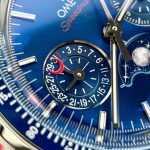 Đồng Hồ Omega Replica 11 Speedmaster Co-Axial Moonphase Màu Xanh Dương 44mm (2)