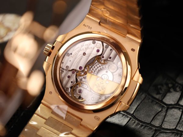 Đồng Hồ Patek Philippe Chế Tác Nautilus 5712 Bọc Vàng Thật Full Chức Năng PPF 40mm (12)