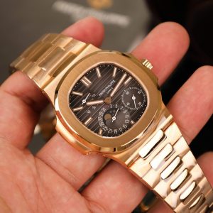 Đồng Hồ Patek Philippe Chế Tác Nautilus 5712 Bọc Vàng Thật Full Chức Năng PPF 40mm (12)