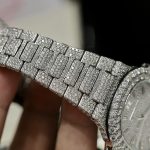 Đồng Hồ Patek Philippe Nautilus 5719 Đính Full Kim Cương Nhân Tạo Moissanite 40mm (1)