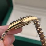 Đồng Hồ Rolex Chế Tác Day-Date Cọc Số Đá Baguette Bọc Vàng Thật Trọng Lượng 177gram GM Factory 40mm (1)