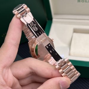 Đồng Hồ Rolex Rep 11 Day-Date Cọc Số La Mã Bọc Vàng 18K Trọng Lượng 175gram GMF 40mm (2)