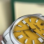 Đồng Hồ Rolex Replica 11 Oyster Perpetual 124300 Mặt Màu Vàng Clean Factory 41mm (2)