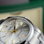 Đồng Hồ Rolex Replica 11 Oyster Perpetual 124300 Mặt Số Bạc Clean Factory 41mm (2)
