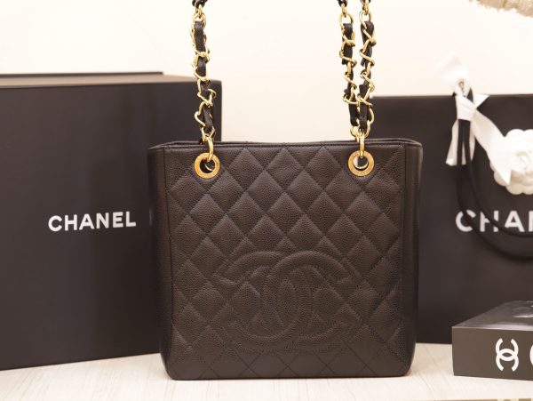 Túi Xách Chanel Petite Timeless Shopper Tote Nữ Da Bê Like Auth 24x25 (2)