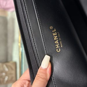 Túi Xách Chanel Replica 11 Nữ Màu Đen Khoá Vàng 40x26x12cm (2)