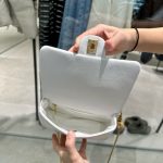 Túi Xách Đeo Chéo Chanel Classic Like Auth Nữ Màu Trắng 20x14x8cm (2)