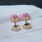 Bông Tai Caresse D'Orchidees Par Cartier Chế Tác Đá Quý Tự Nhiên Vàng Hồng 18K (2)