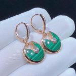 Bông Tai Cartier Amulette Đá Quý Kim Cương Vàng Hồng 18K Chế Tác (2)
