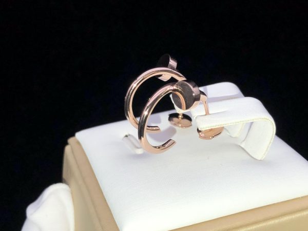 Bông Tai Cartier Juste Un Clou Chế Tác Vàng Hồng 18K (2)