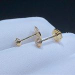 Bông Tai Cartier Nữ Chế Tác Vàng 18K Kim Cương Tự Nhiên (2)