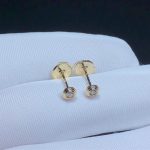 Bông Tai Cartier Nữ Chế Tác Vàng 18K Kim Cương Tự Nhiên (3)