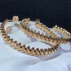 Bông Tai Clash De Cartier Size Lớn Chế Tác Vàng 18K (2)