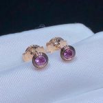 Bông Tai Nữ Cartier Chế Tác Vàng Hồng 18K Đá Quý Tự Nhiên (2)