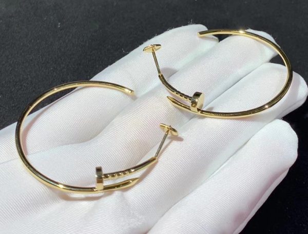 Bông Tai Nữ Cartier Juste Un Clou Chế Tác Vàng 18K (1)