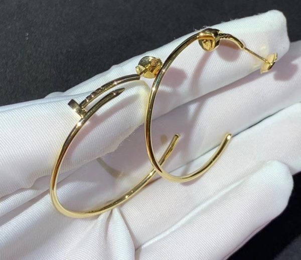 Bông Tai Nữ Cartier Juste Un Clou Chế Tác Vàng 18K (1)