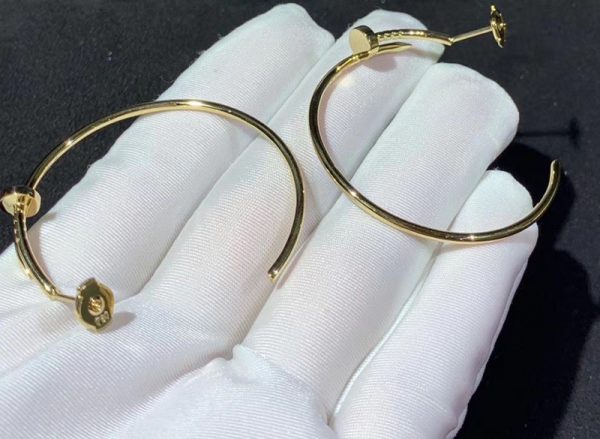 Bông Tai Nữ Cartier Juste Un Clou Chế Tác Vàng 18K (1)